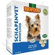 Biofood Schapenvet bonbons knoflook mini