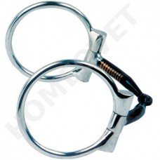 Snaffle bit D-Ring met koperinleg