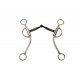 Snaffle bit met Shanks