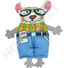 Petstages Madcap Geeky Squeaky Mouse