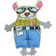 Petstages Madcap Geeky Squeaky Mouse