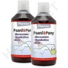 Pharmox gewricht paard combinatie van glucosamine, chondroïtine en MSM 2 liter